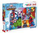 Clementoni Marvel Super Hero Adventures Puzzle Maxi 24El.