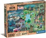 Clementoni Puzzle 1000El. Story Maps 101 Dalmatyńczyków