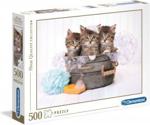 Clementoni Puzzle 500El. High Quality Kittens And Soap