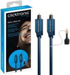 Clicktronic Kabel optyczny Toslink T-T + Jack 3m (CLICKCKO70369)