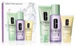 Clinique 3-Step Skincare System Zestaw 3 Kroki typ skóry 2 Liquid Facial Soap 30ml + Clarifying Lotion 30ml + Dramatically Different Moisturizing Loti