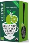 Clipper - HERBATA ZIELONA Z LIMONKĄ I IMBIREM FAIR TRADE BIO 40g (20x2g)