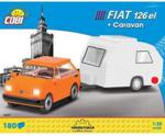 Cobi Klocki Cars Fiat 126El. + Caravan 24591