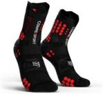 Compressport Skarpetki Do Biegania Trailowe Proracing Socks V3.0 Czarno Czerwone