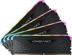 Corsair Vengeance RGB RS, DDR4, 128 GB, 3200MHz, CL16 (CMG128GX4M4E3200C16)