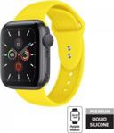 Crong Crong Liquid Band - Pasek do Apple Watch 38/40 mm (żółty)