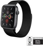 Crong Milano Steel Pasek Apple Watch 38/40mm Czarny