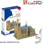 Cubic Fun Katedra Notre Dame 3D 53El.