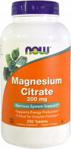 Cytrynian Magnezu 200mg Energia Now Foods 250tab