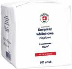 DALPEX KOMPRESY NIEJAŁOWE Z WŁÓKNINY 4 - WARSTWOWE 10 X 10 CM X 100 SZT