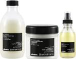 Davines OI zestaw do każdego rodzaju włosów: szampon+odżywka+olejek 2x250ml+50ml<gotowe>