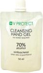 DECOR TECHNOLOGY SP. Z O.O. V PROTECT CLEANSING HAND GEL 70% ALKOHOLU - 50 ML ŻEL ANTYBAKTERYJNY DO RĄK - CENA, OPINIE, STOSOWANIE