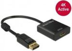 Delock Adapter Displayport(M)->HDMI(F) Aktywny 4K Black