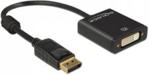Delock Adapter DVI > DisplayPort 4K 20cm (62599)