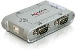 Delock ADAPTER USB->4x SERIAL 9 PIN (87414)