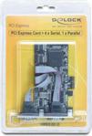 DeLOCK PCI Express card 4 x serial, 1x parallel (89177)