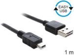 Delock USB mini AM-MBM5P Easy-USB 2.0 1m czarny (83362)
