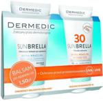 Dermedic Sunbrella Mleczko ochronne SPF30 200g + Chłodzący balsam po opalaniu 200g