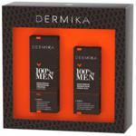 DERMIKA 100% FOR MEN Krem przeciw zmarszczkom i bruzdom 50ml + Krem przeciw zmarszczkom wokół oczu 15ml