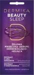 Dermika Beauty Sleep Żelowa Maseczka Serum Odświeżająco-Kojąca 10Ml