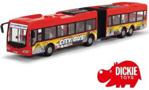 Dickie Przegubowy Autobus City Express 46cm czerwony