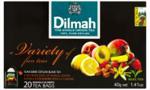 Dilmah Zestaw Czarnych Aromatyzowanych Herbat 40G 20 Torebek