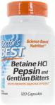 Doctors Best Betaine HCl Pepsin&Gentian Bitters 120 kaps.