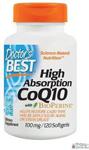 Doctor's Best High Absorption CoQ10 z Bioperyną, 100mg 120 kaps