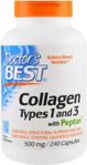 Doctor'S Best Kolagen Typu 1 and 3 500mg 240 Kaps