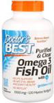 Doctor'S Best Purified & Clear Omega 3 Fish Oil 1000Mg 120 kaps Miękkich