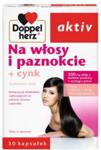 DOPPELHERZ AKTIV Na włosy i paznokcie+cynk, 30 kapsułek