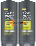 Dove Men+Care Active + Fresh Żel pod Prysznic 2 x 400ml