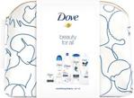 Dove zestaw: żel pod prysznic, 250 ml + szampon do włosów, 250 ml + mydło w kostce, 100 g + antyperspirant w areozolu, 150 ml + balsam do ciała, 250