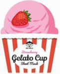 Dr. Mola Dr.Mola Gelato Cup Sheet Mask Rozświetlająca Maska W Płachcie Strawberry 23Ml