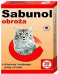 DR Seidla SABUNOL OBROŻA PRZECIW PCHŁOM I KLESZCZOM DLA KOTA CZERWONA 35cm