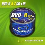 DVD R Esperanza 4.7GB 16x (Cake 50szt)