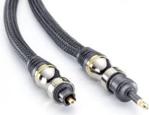 Eagle Cable Kabel Optyczny Toslink - Toslink + Adapter Mini Toslink - Opto Deluxe 21007 0,75M