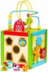 Ecotoys Drewniana Kostka Edukacyjna Sorter +Klocki 880