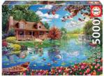 Educa Puzzle 5000 Dom Nad Jeziorem G3