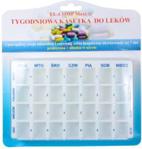 El-Comp Kasetka na leki TYGODNIOWA - pojemnik na tabletki do dawkowania leków KT-A
