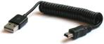 ELMAK KABEL USB AM - USB MINI SPIRALA (SAVIO CL-12)