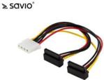 Elmak SAVIO Molex 4pin na 2x SATA (AK12)