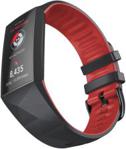 Erbord Pasek Bi-Color do Fitbit Charge 3/Charge 4 - Black/Red (206800)