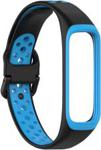 Erbord Pasek Bi-Color Silicone Case Samsung Galaxy Fit 2 SM-R220 Black / Blue