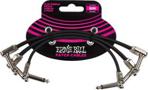 ERNIE BALL 6221 6'' FLAT RIBBON PATCH CABLE 3-PACK ()