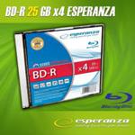 Esperanza BD-R 25GB x4 (slim case, 1szt)