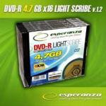 Esperanza DVD+R 4,7GB 16x Printable (slim case, 10szt) (E5905784766614)
