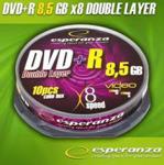 Esperanza DVD+R 8.5GB 8x DL Cake 10 szt