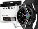 Etui silikonowe Alogy case do Samsung Galaxy Watch 4 Classic 42mm Przezroczyste (45776)