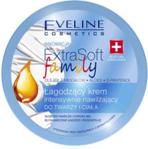 Eveline Extra Soft Family Łagodzący krem intensywnie nawilżający do twarzy i ciała 175ml